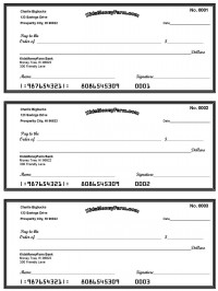 Blank Check Templates Practice Worksheets